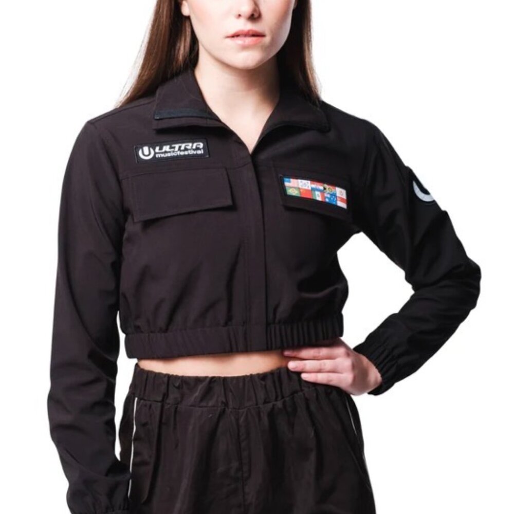 2020 Limited Edition Ultra Music Festival Cropped Bomber Jacket